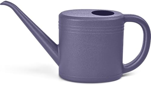 Plastic Watering Can for Plant Garden - with Long Stem - 1/4 Gallon - Purple by UFANME