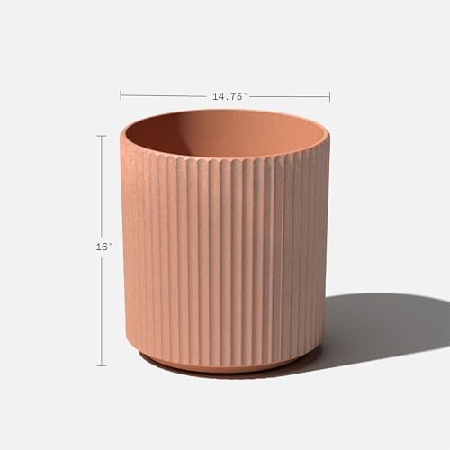Veradek Demi Series Planter - Large Round Outdoor Planter - Image 3