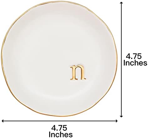 COLLECTIVE HOME Ceramic Jewelry Tray, Trinket Dish, Gifts for Women (N) - Image 2
