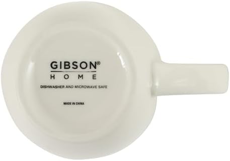 Gibson Home Great Essentials 12 Ounce Porcelain Coffee Mugs - Set of 12 - Cups for Latte, Hot Tea, Cappuccino, Mocha, Espresso, Cocoa - Image 7