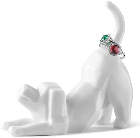 PUDDING CABIN Dog Mom Gifts for Women, Dog Ring Holder, Wedding Ring Stand, Dogs Gifts for Women Men Birthday Christmas Valentines, Loss of Dogs Sympathy Gift by PUDDINGCABIN