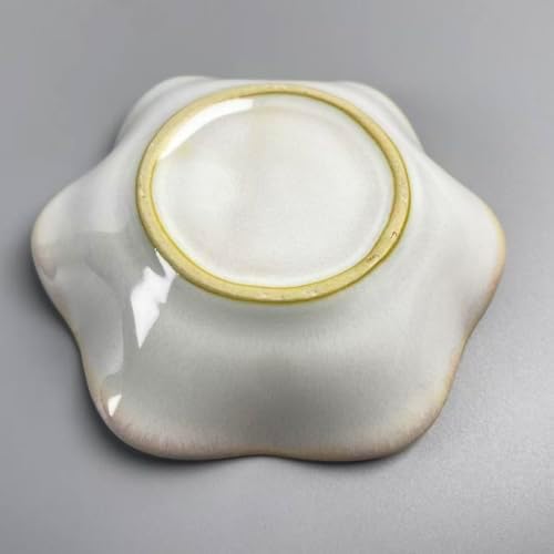 Jewelry Dish Tray - Ceramic Trinket Tray for Rings, Keys, Earrings | Decorative Key Bowl for Women, Gift for Friends, Sisters, Daughter, Mother, Lotus leaf shap, Jewelry Trays (Pink) - Image 5