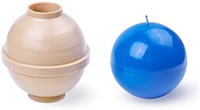 Candle Molds for Candle Making Ball Shaped - Diameter: 3.9 in - Wax Melt Molds for Crafts - Candle Wax Molds – Candle Making Supplies by ALEXES