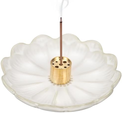 uxcell Ceramic Incense Burner Cone Incense Holder 4.3" White by uxcell