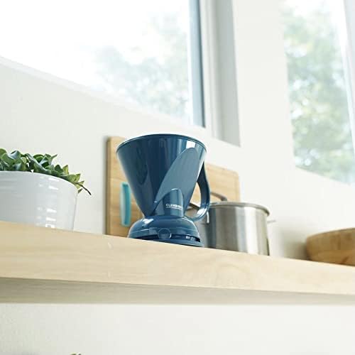 Clever Coffee Dripper | Large 18 oz | Peacock Blue | BPA-Free | 100 Filters - Image 4