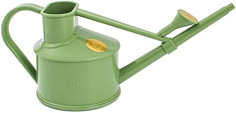 Bosmere Haws Handy Plastic Watering Can, Mini Water Can for Indoor Plants, Succulents and Flowers, Sage Green, 1 Pint - Image 2