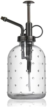 Retro Glass Plant Mister Bottle,Vintage Plant Spritzer Spray Bottle for Succulents,Indoor Watering Can with Detachable Nozzle(Bronze 350ml) by Unknown