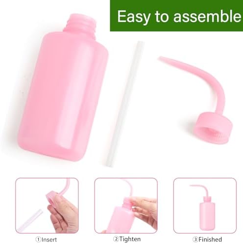 XXXFLOWER 2Pcs Small Squeeze Watering Can for Indoor Plants 250 ML Pink - Image 5