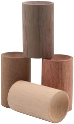 4 PCS Wood Essential Oil Diffusers, 4 Different Woods Small Cylinder Passive Diffuser for Home, Office, Bathroom, Bedroom, Car, Wardrobe, Yoga Hall and SPA (Wood Has No Fragrance) - Image 6