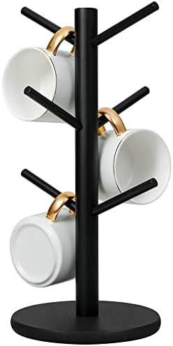 MyLifeUNIT Mug Holder Tree, Coffee Cup Holder with 6 Hooks (Black) by MyLifeUNIT