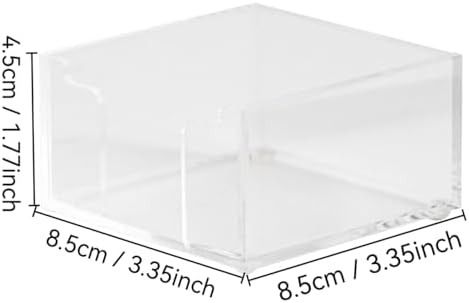 Acrylic Sticky Note Holder Self Stick Note Pad Holder for Classroom Office Desk Organizer - Image 4