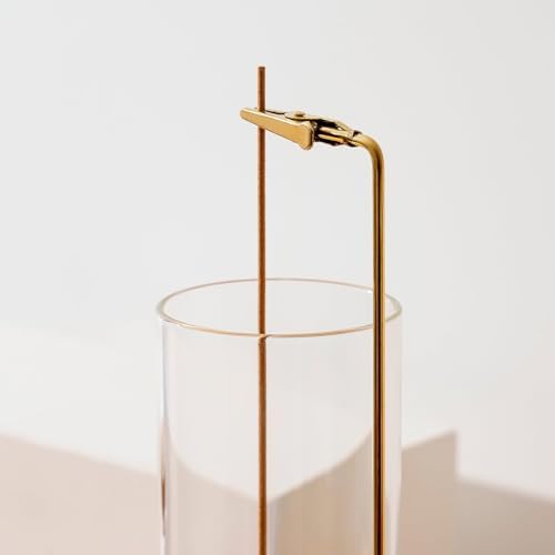 Incense Holder for Sticks, Anti-Ash Flying Incense Burner with 30 Incense Sticks, Detachable Glass Ash Catcher (Wood, Brown-2Pcs) - Image 5
