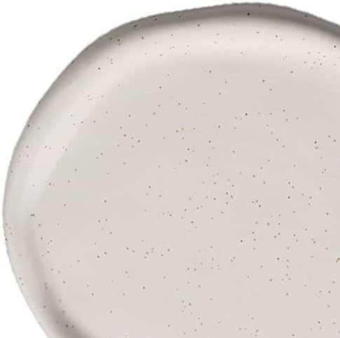 BEIJIALY Ceramic Jewelry Dish for Women, Trinket Tray, Ring Dish Tray, Jewelry Plate, Ceramic Glossy Appearance Simple Modern Stylish Storage Tray Key Tray for Home Gift(White Round) - Image 6