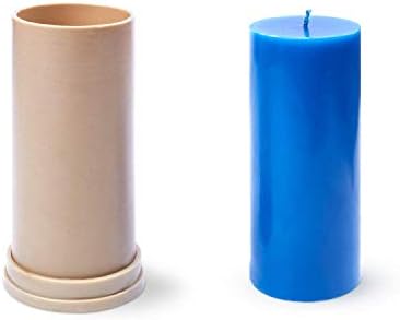 Candle Molds for Candle Making Cylinder Shaped - Height: 5.9 in, Width: 2.3 in - Wax Melt Molds for Crafts - Candle Wax Molds – Candle Making Supplies by ALEXES