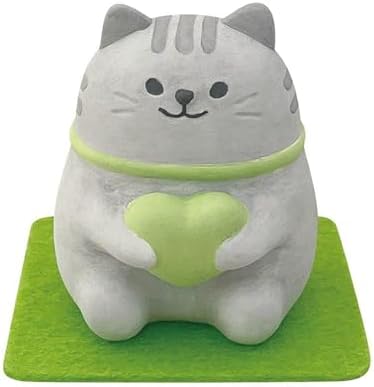 Stone Diffuser Cute Lucky Cat Passive Diffuser for Essential Oil, Non-Electric (Green) by WELLORIGIN