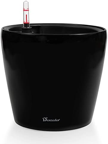 Dexceder 9x8 Self Watering Planter (Black High Gloss) by Dexceder