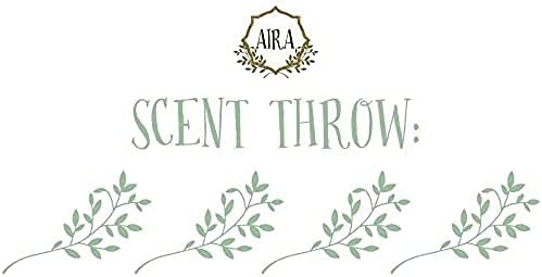Aira Soy Candles - Organic, Kosher, Vegan, in Farmhouse Jar w/Essential Oils - Hand-Poured 100% Soy Candle - Double Wick, Paraffin Free, Burns 150+ Hours - Fall Candle - Harvest Spice - 20 Ounces