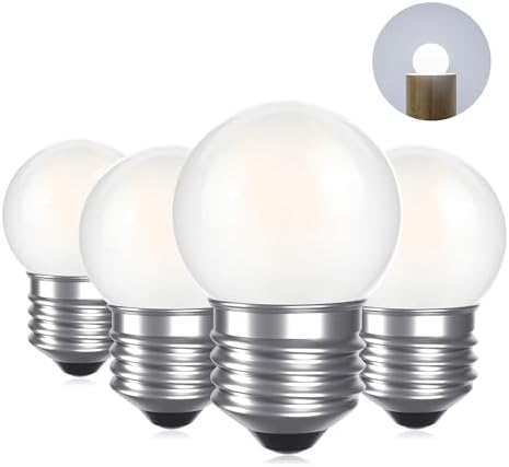 G40 1.5w Dim Led Bulb Equal 15 Watt Light Bulbs Bright White 6000k by lightinlife-DIYIdeallife