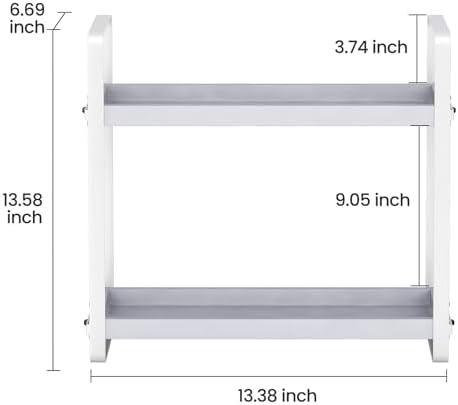 HNRLOY Bathroom Counter Organizer, Bathroom Counter Shelf, Makeup Organizer - Image 3