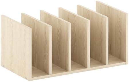 Furinno Hermite File Holder Desk Organizers and Accessories, Natural Oak - Image 5