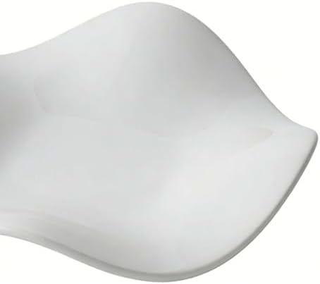 Yosoo Health Gear Ceramic Jewelry Tray Ring Dish Key Holder 6.69x6.69x1.18in Minimalist Vanity Decor with Polished Finish for Home Bathroom Bedroom (White) - Image 6