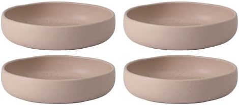Bloomhouse - Two Time Oprah's Favorite Things Winner - Corsica Clay 4-Piece Meal and Pasta Bowl Set – Prosecco Blush Pink Stoneware for Dinner, Serving & Everyday Use by Unknown
