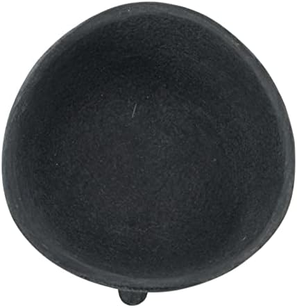 Creative Co-Op Boho Terracotta Footed Planter, Matte Black - Image 6