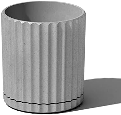 Veradek Demi Series Demi 6" Planter w/Tray, Grey by VeradekOutdoor
