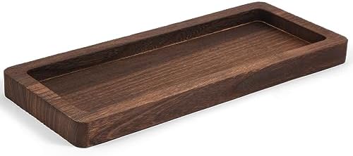 Hatway Long Wood Tray for Home Decor and Coffee Table Tray - Image 6