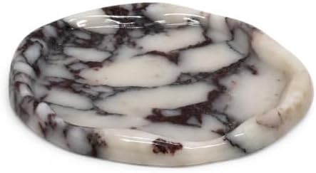 Natural Marble Vanity Tray, 7.78 x 7 in Organizer by Unknown