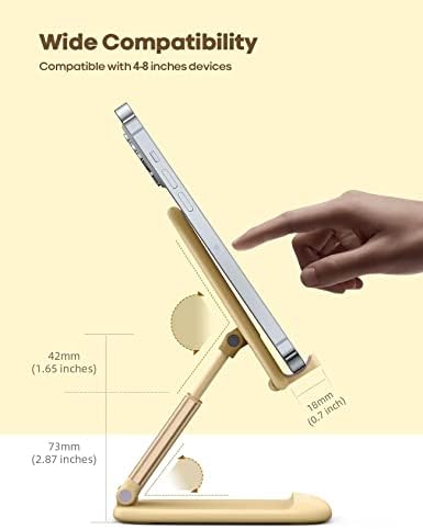 Lamicall Yellow Phone Stand for Desk - Telephone Stand Desk - Image 5