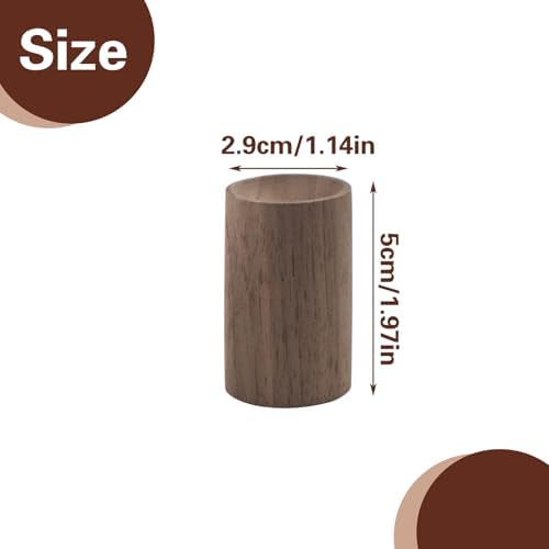 4 PCS Wood Essential Oil Diffusers, 4 Different Woods Small Cylinder Passive Diffuser for Home, Office, Bathroom, Bedroom, Car, Wardrobe, Yoga Hall and SPA (Wood Has No Fragrance) - Image 3