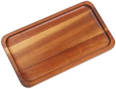 Rectangular Wooden Serving Tray With Japanese Minimalist Design - Image 4