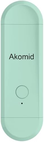 Akomid USB Rechargeable Book Light for Reading in Bed, 8 LEDs Bookmark Style Clip on, Eye-Cared Amber Light Mode for Kids, Blue Light Blocking, Stepless Dimming, Turquoise by Akomid