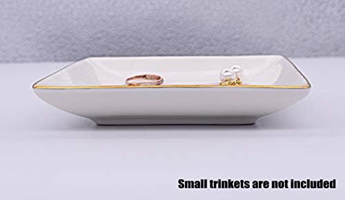 Topthink Hello 60 - Ceramic Jewelry Holder Ring Dish Trinket Tray - Funny 60th Birthday Gifts for Women Boss,Wife,Sisters,Bestie,Best Friends,Co-workers - Turning Sixty Present - 60 Years Old Gift - Image 7