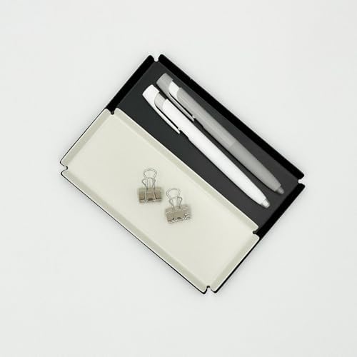 PROGETTO2.70 Aluminum Desk Tray Catchall Organizer, A6, Black - Image 6