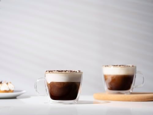 Bodum 15oz Double Wall Latte Mug, High-Heat Borosilicate Glass, Set of 2, Clear - Image 4