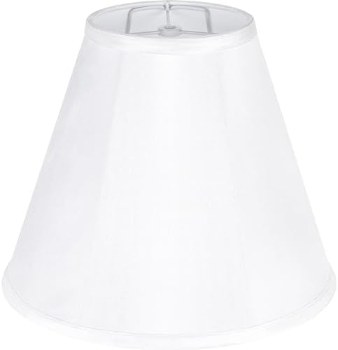 GO&SO White Bell Lamp Shade, Medium, 6"Top x 13"Bottom x 9.8"High by GOSO