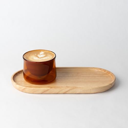 FLUR Coffee Tray (1 Tray): for Serving, Sharing, and Organizing - Designed by Coffee Lovers - 100% Rubberwood - Image 4