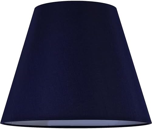 GO&SO Small Mini Lamp Shades Set of 2,5"×9"×6.4" Blue Bell Shade Replacment - Image 2