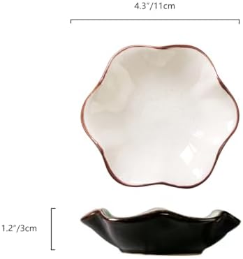 Ice Cracking Leaf Jewelry Dish, Decorative Ring Holder Small Trinket Tray Bowl, Gifts for Daughter Mom Friends, Milk White. - Image 7