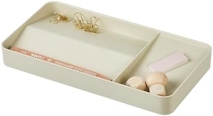 BLUE GINKGO Desk Organizer Tray, Beige, Made in Korea by BLUEGINKGO