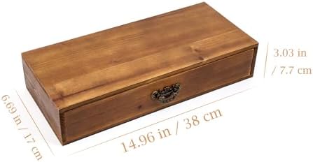 Wooden Drawers Organizer Solid Desktop Drawer Storage Box Organizer - Image 3