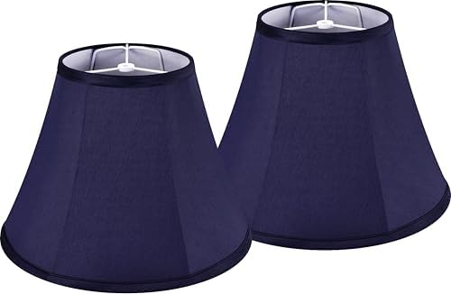 Blue Bell Lamp Shades, Medium, 6" Top x 13" Bottom x 9.8" High by GOSO