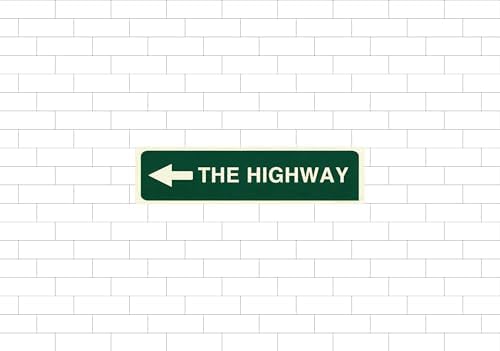 Vintage Tin The Highway Sign Retro Metal Sign Suitable For The Highway And The Street - Multi-Purpose For Outdoor Use Plaque 4x16 Inch - Image 6
