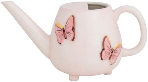 Mud Pie Butterfly Ceramic Watering Can by MudPie