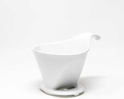 ZERO JAPAN - Bee House Pour Over Coffee Dripper - Ceramic Coffee Maker with Elegant Peek Hole, Drip Cone Brewer Coffee Gifts, Brewing Accessories - White, Standard Size - Image 6
