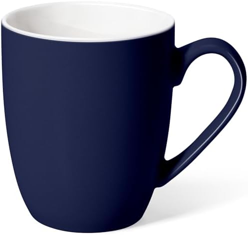 Urbanstrive 16 oz Large Coffee Mug with Handle Tea Cup Novelty Coffee Cup for Men Women Office Work, Dark Blue by haveyourcakeandcoffeetoo