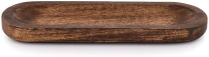 Kaizen Casa Incense Burner Stick Holder Ash Catcher Wooden Handmade Modern Gift Wood Home Decor Size (11" X 4" X 1") - Image 2