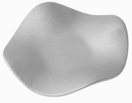 ZJchao Ceramic Jewelry Tray Ring Dish Key Tray 6.69x6.69x1.18in Minimalist Vanity for Rings Earrings Keys with Polished Finish for Bedroom Bathroom Decor (Silver) - Image 5